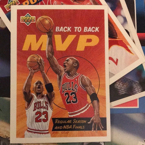 92 93 upper deck back to back MVP…#67 card, Michael